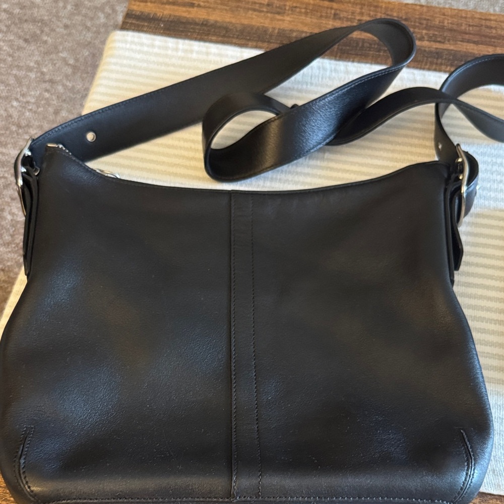 Vintage Coach Black Crossbody Bag
